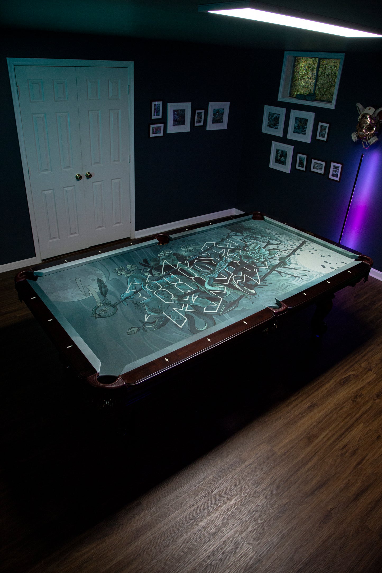 'Balance of Duality' Pool Table Felt