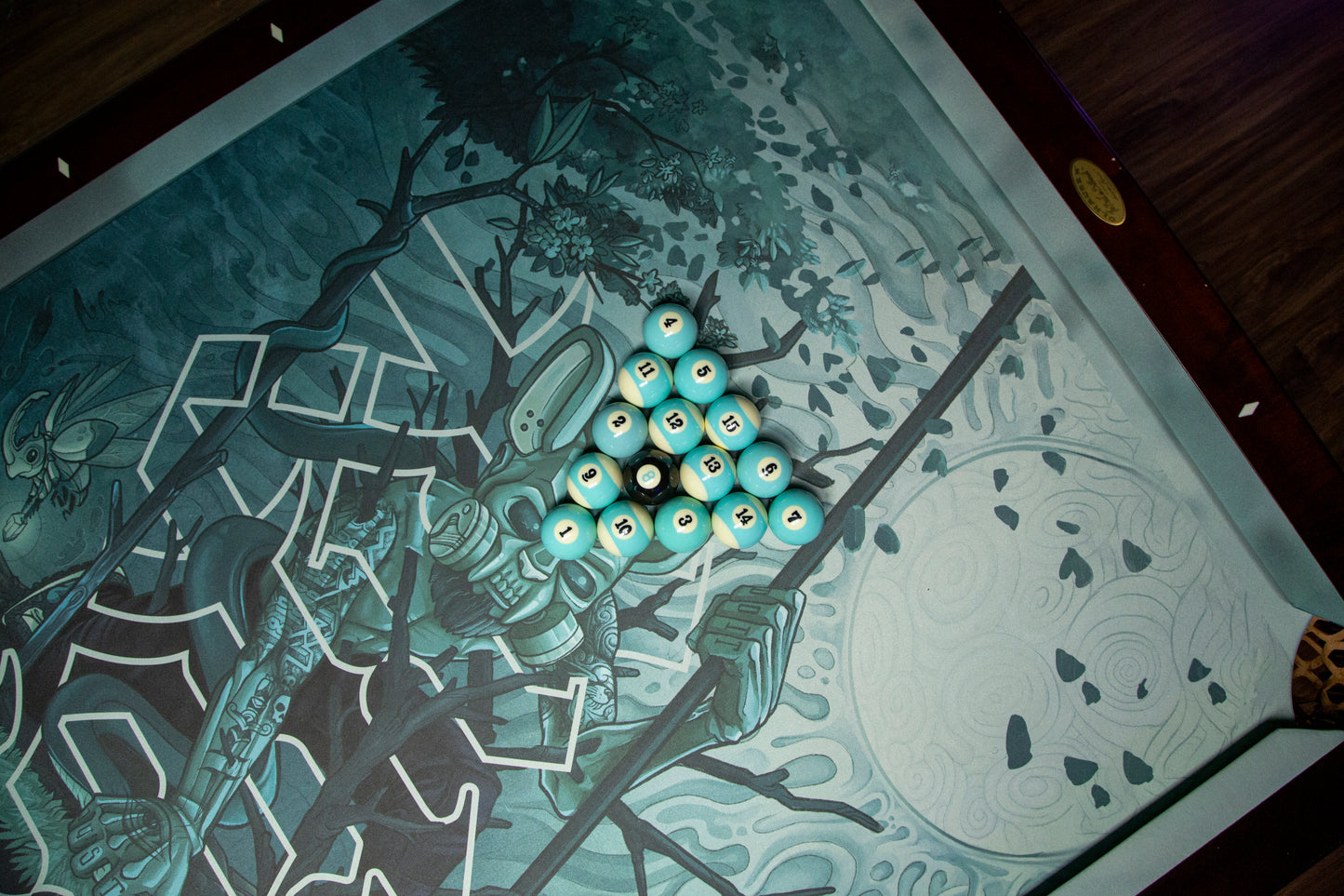 'Balance of Duality' Pool Table Felt