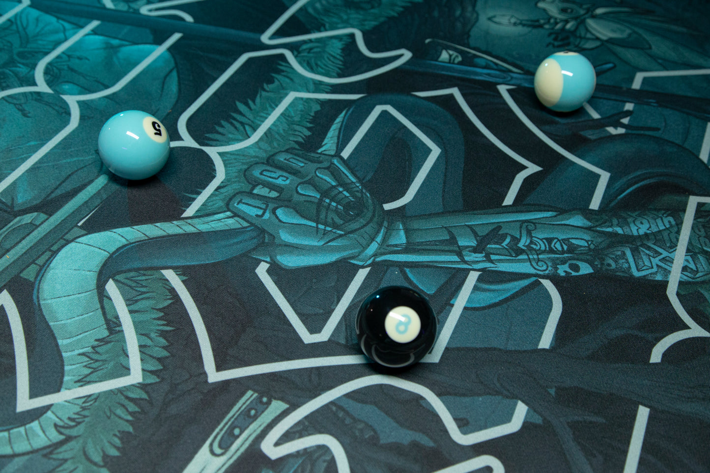 'Balance of Duality' Pool Table Felt