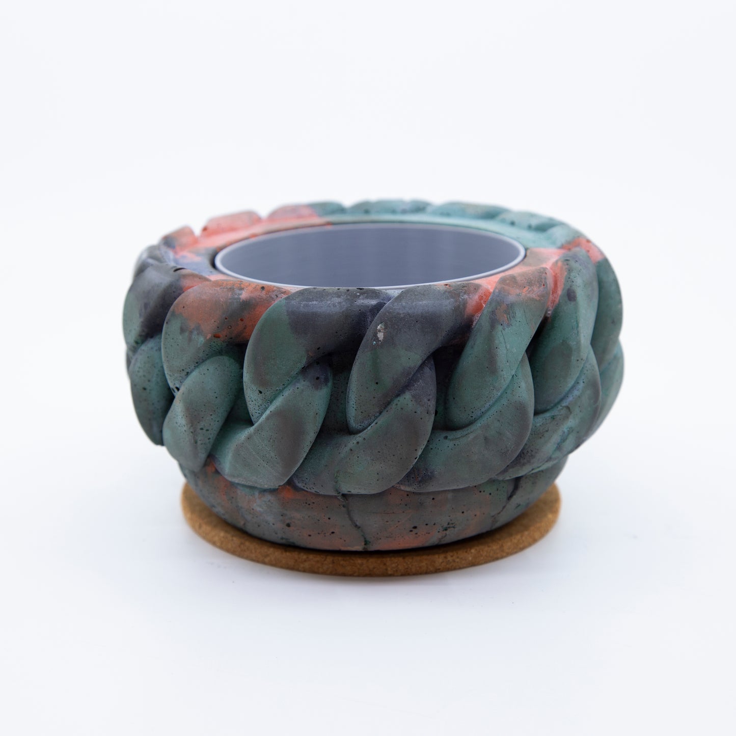 Cuban Link Concrete Planter (Camo)