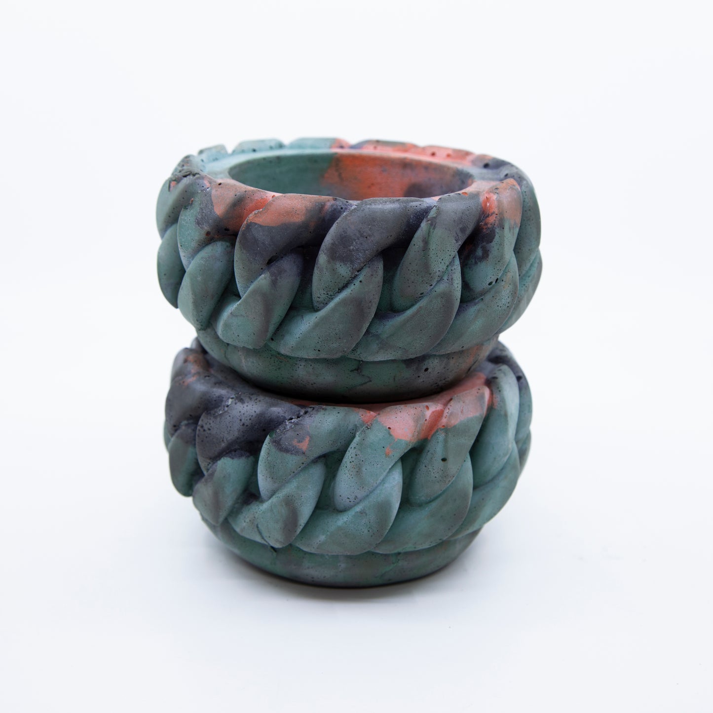 Cuban Link Concrete Planter (Camo)