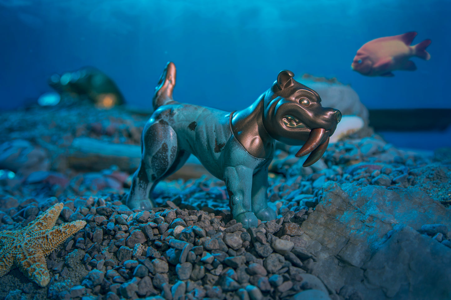 SUNKEN: La Brea the Saber Tooth Pit Bull