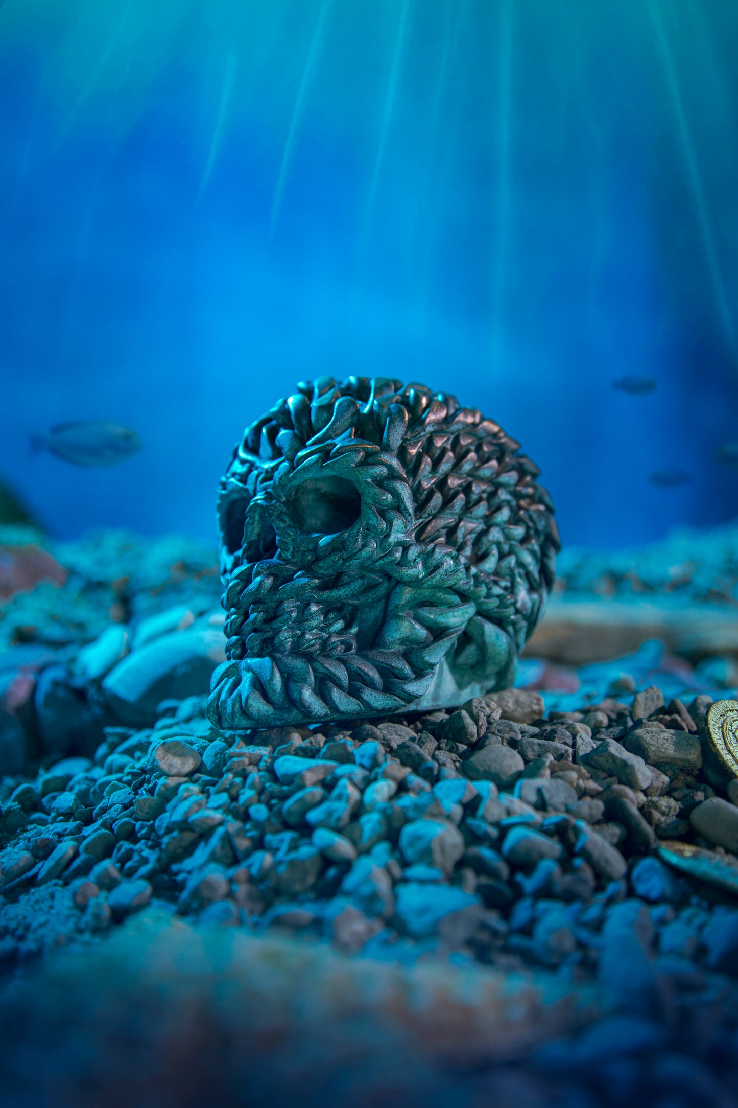 SUNKEN: Cuban Link Skull No.2