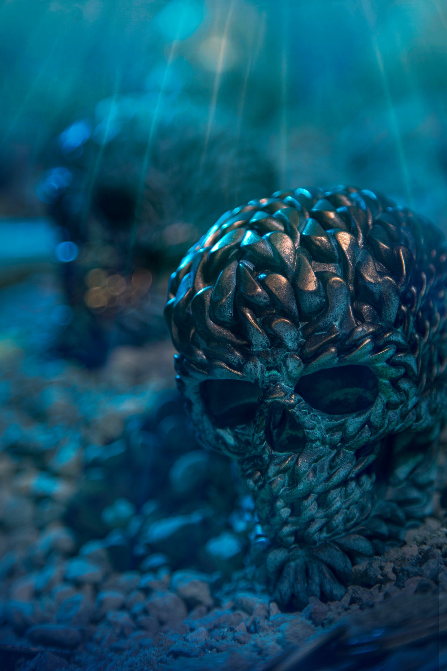 SUNKEN: Cuban Link Skull No.2