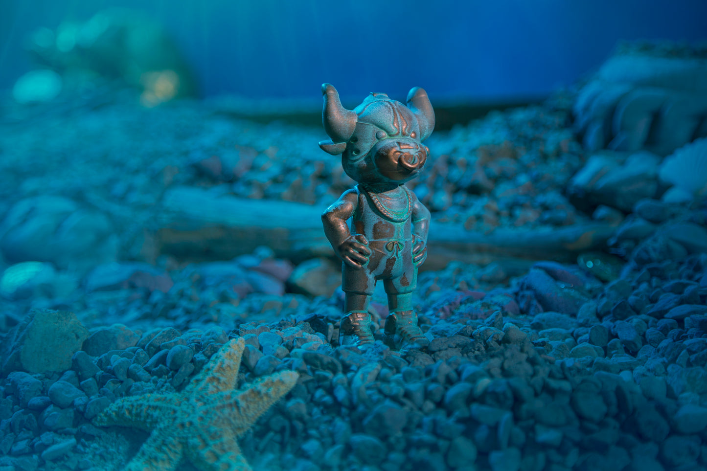 SUNKEN: Bull Headed Figure