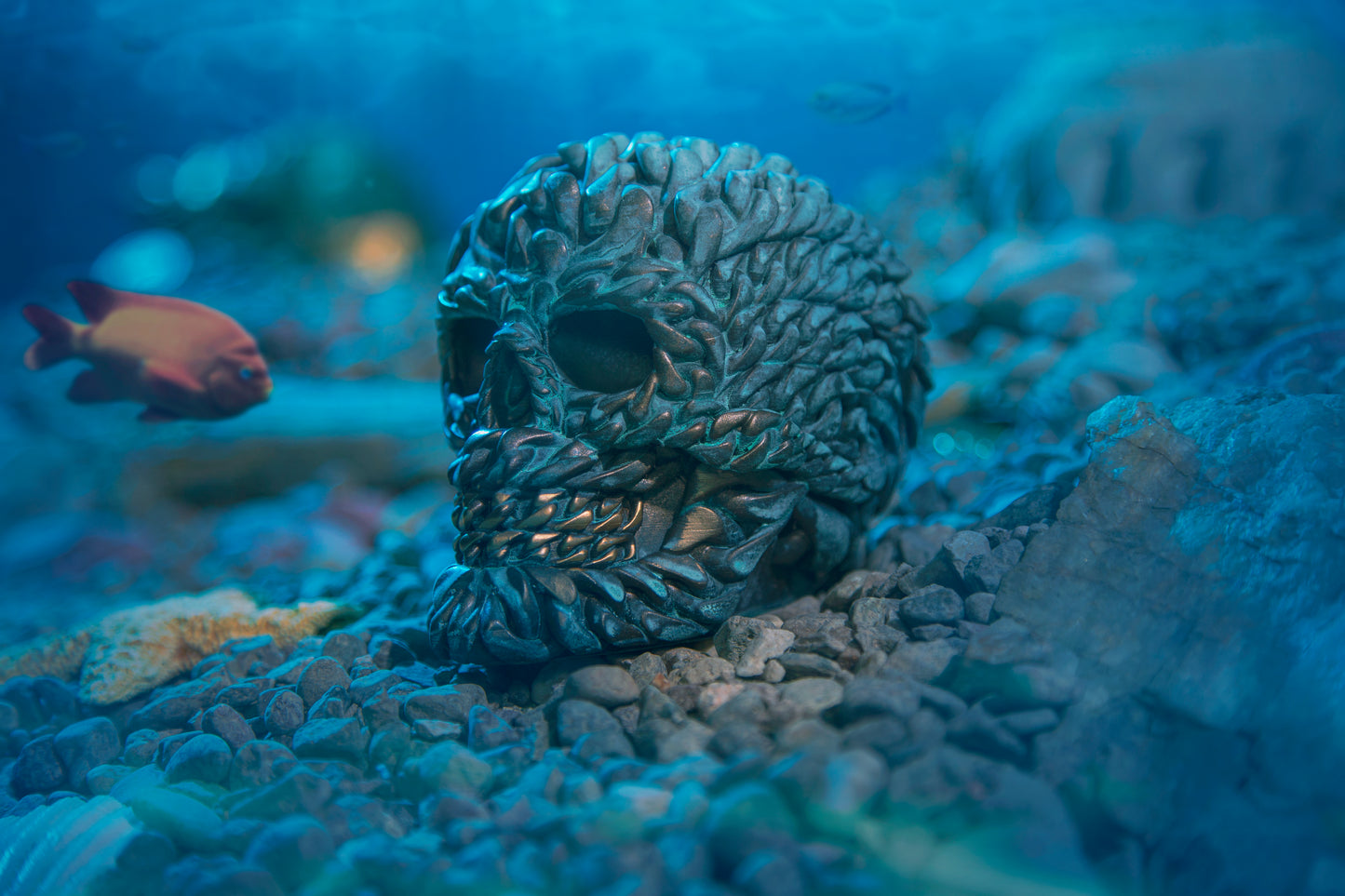 SUNKEN: Cuban Link Skull No.3