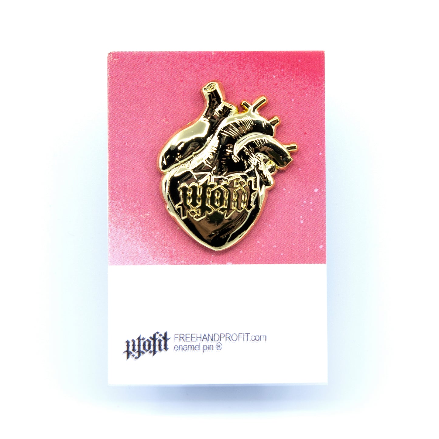 Heart of Gold Enamel Pin