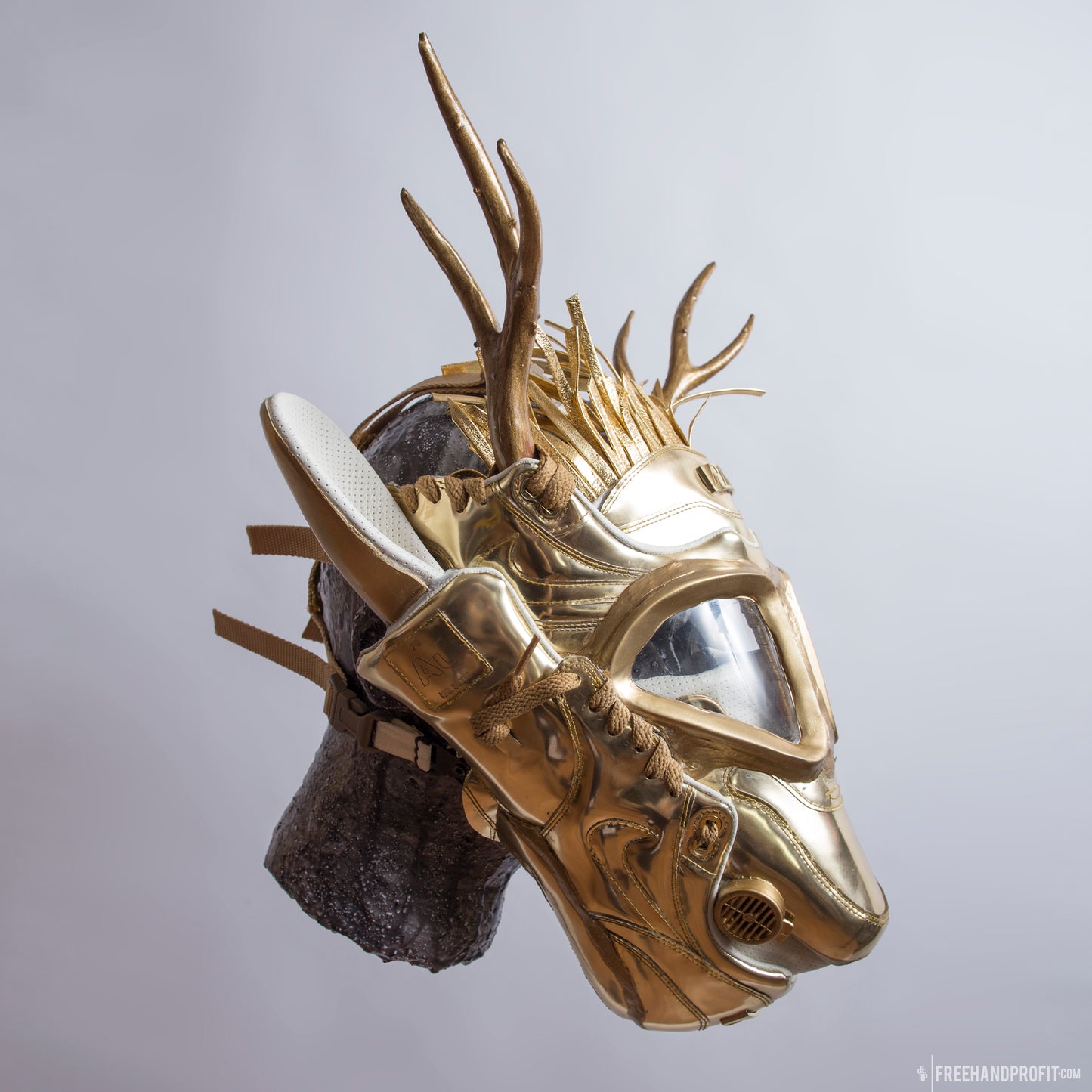 AM1 Stag Gas Mask Enamel Pin