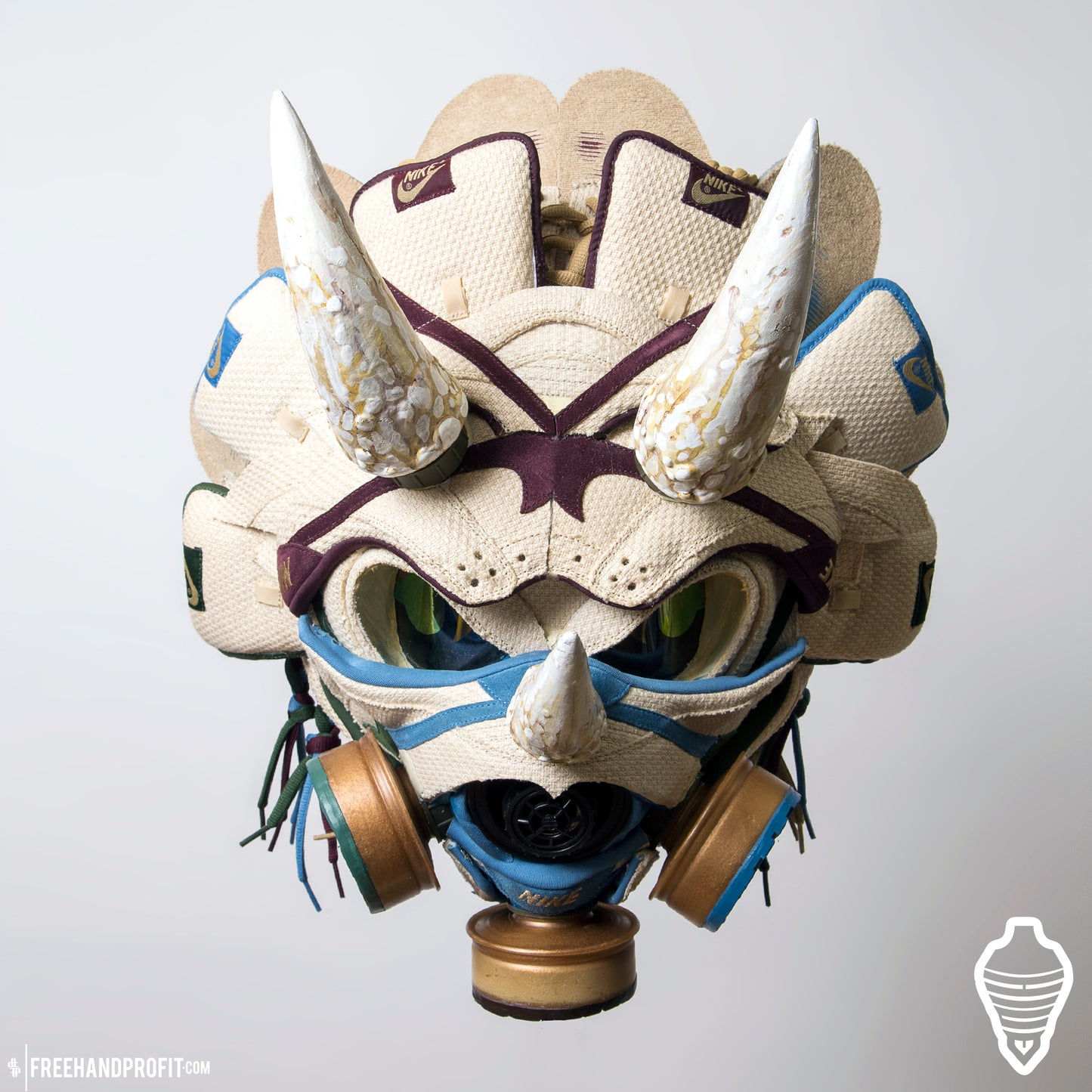 Triceradabs Gas Mask Enamel Pin