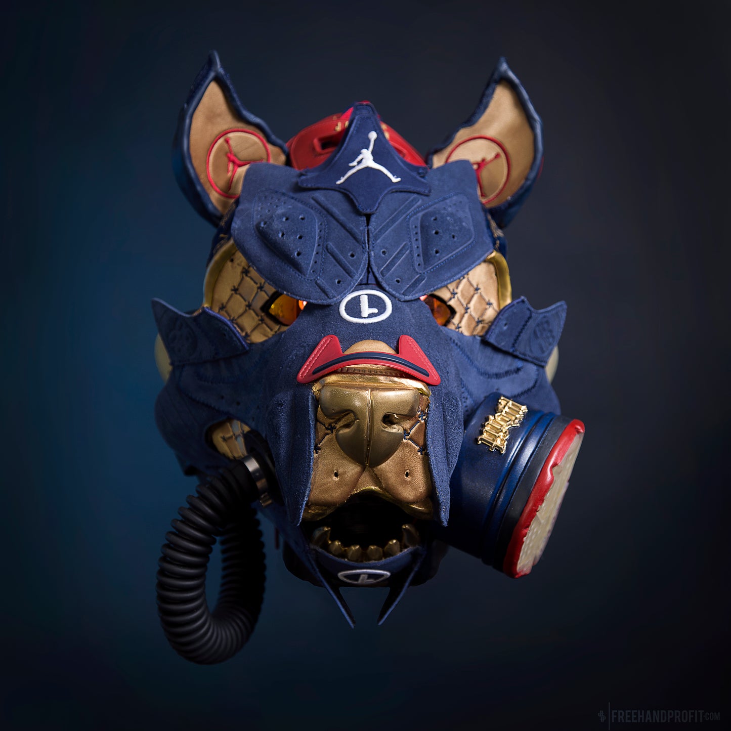 DB6 Pit Bull Gas Mask Enamel Pin