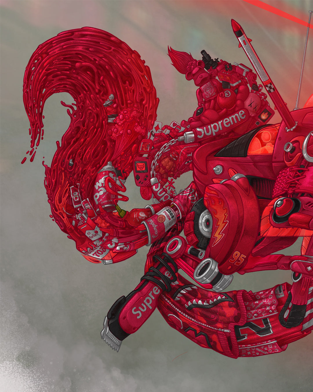 'Seeing Red' 12"x18" Giclée Print