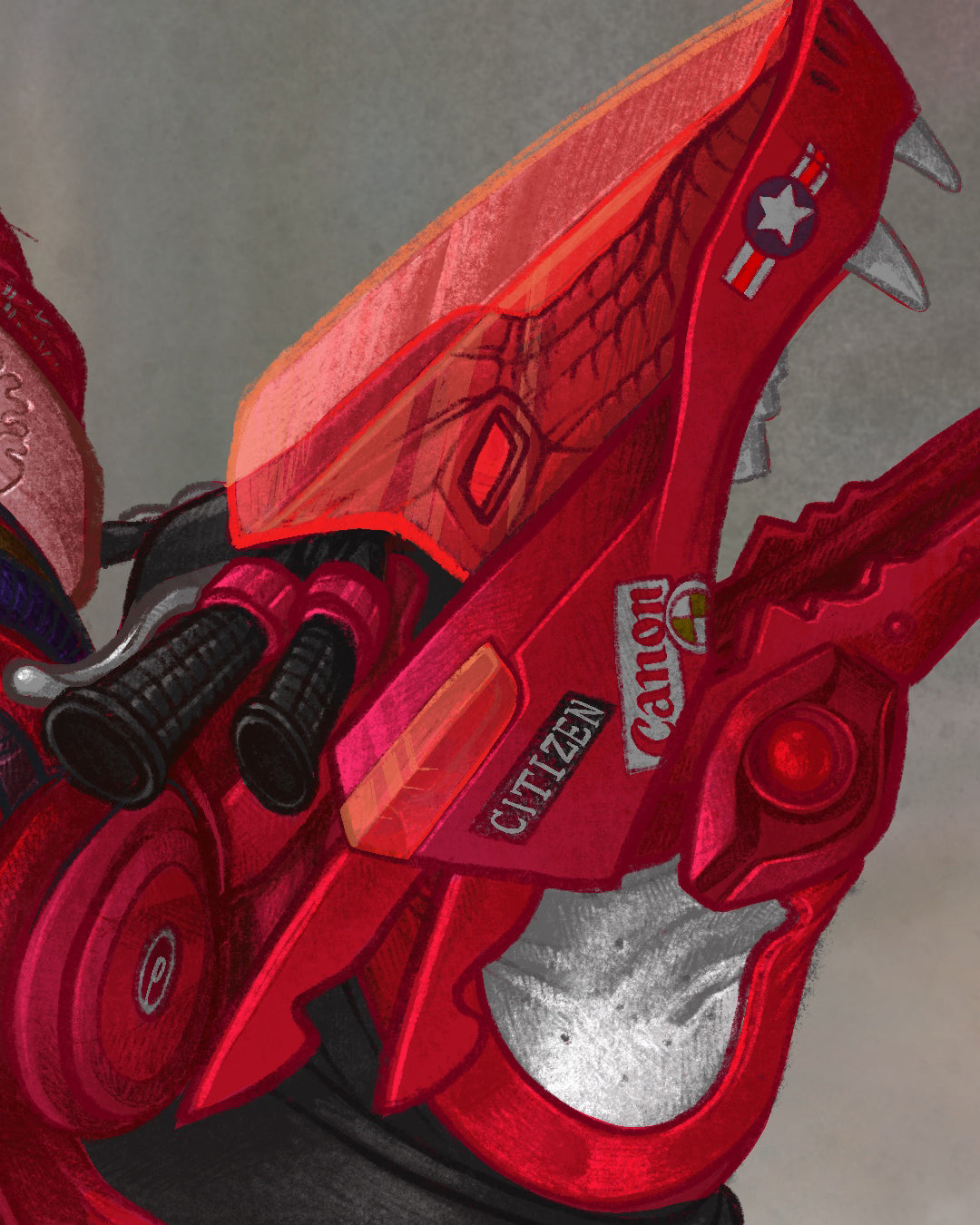 'Seeing Red' 12"x18" Giclée Print