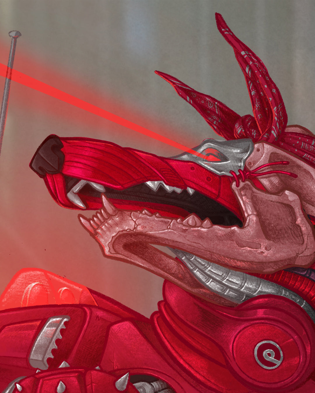 'Seeing Red' 12"x18" Giclée Print