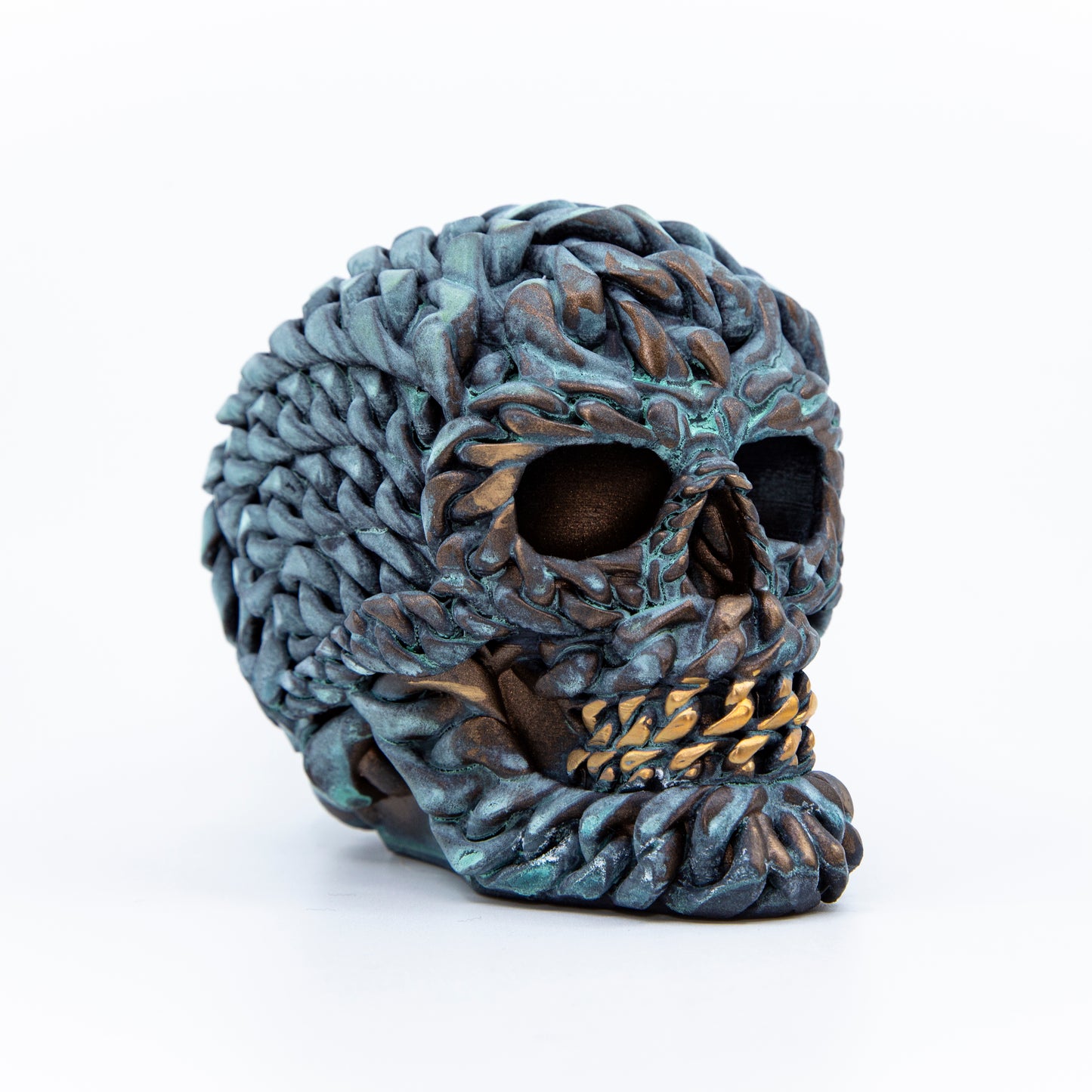 SUNKEN: Cuban Link Skull No.3