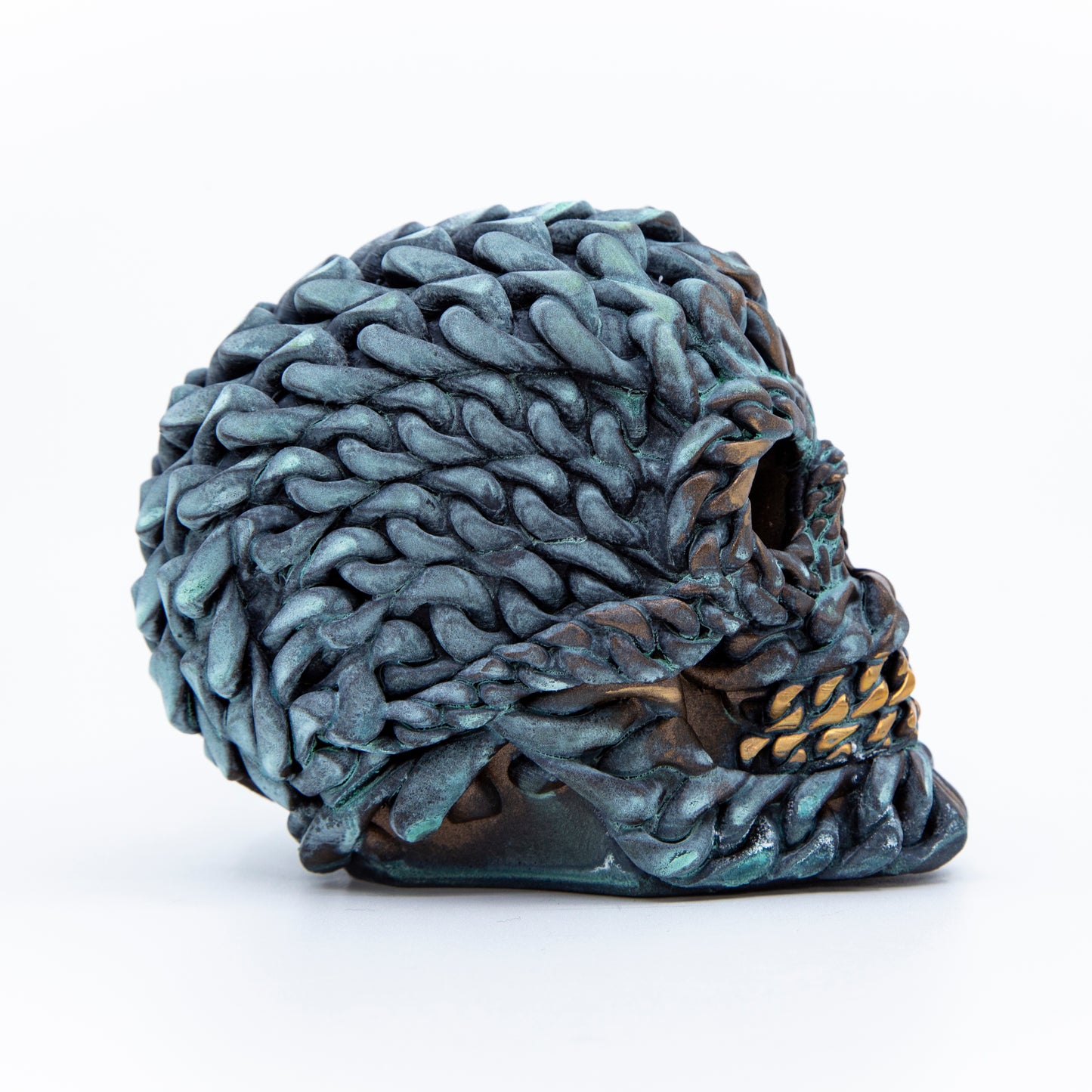 SUNKEN: Cuban Link Skull No.3