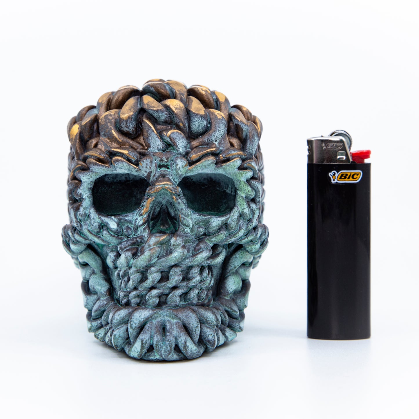 SUNKEN: Cuban Link Skull No.2