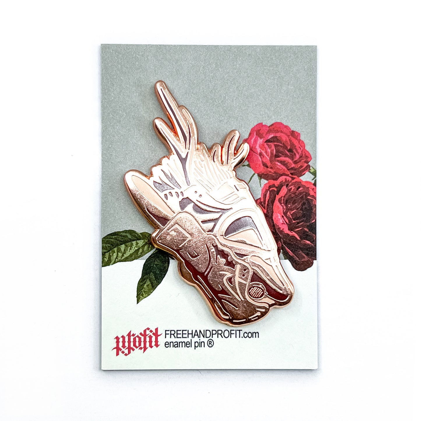 AM1 Stag Gas Mask Enamel Pin