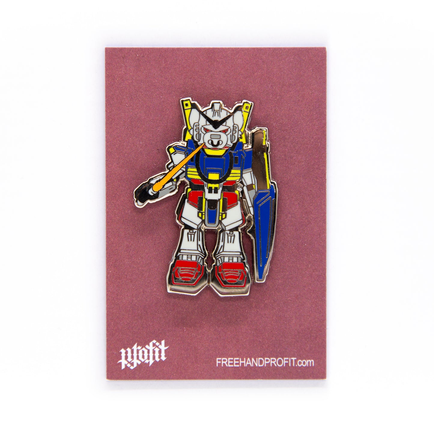 Bull Headed Mech Enamel Pin