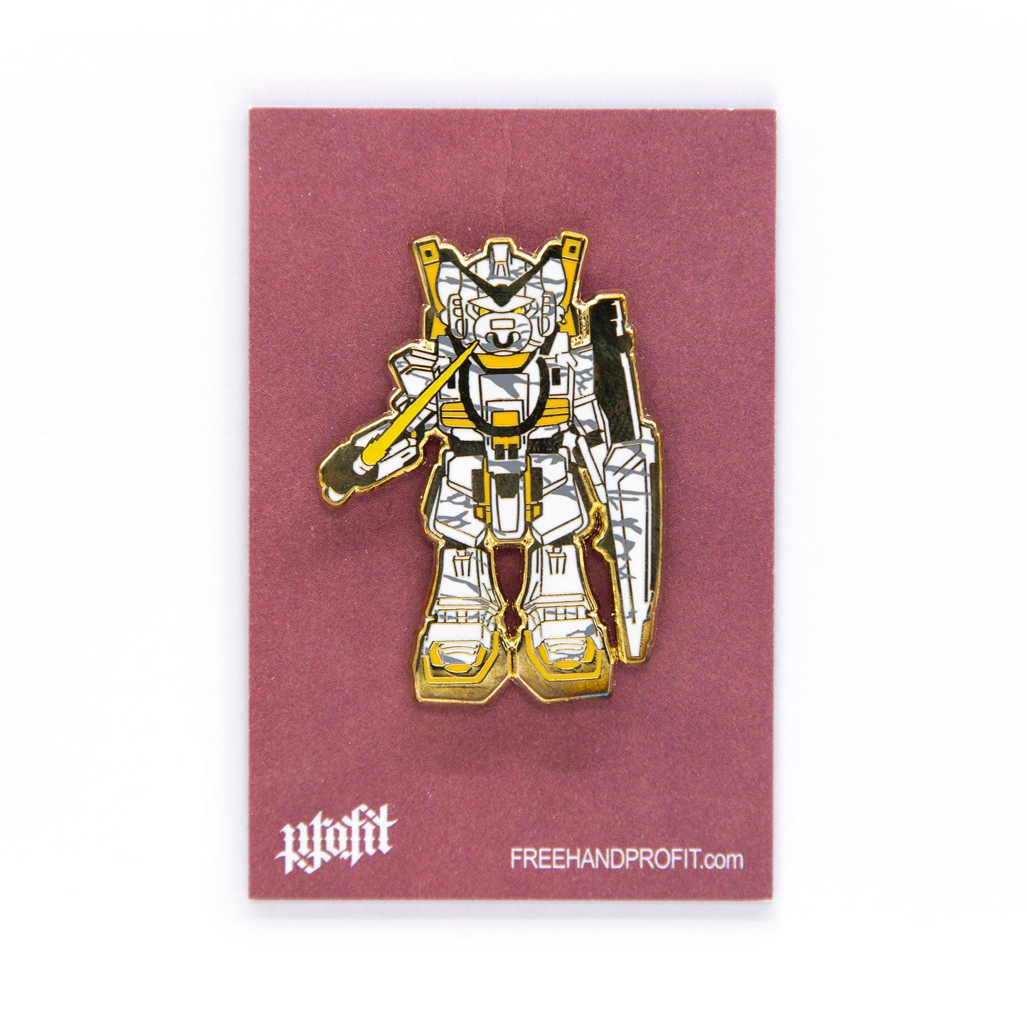 Bull Headed Mech Enamel Pin
