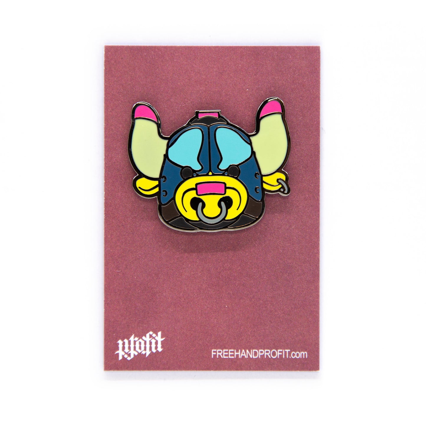 Bull Headed Enamel Pin