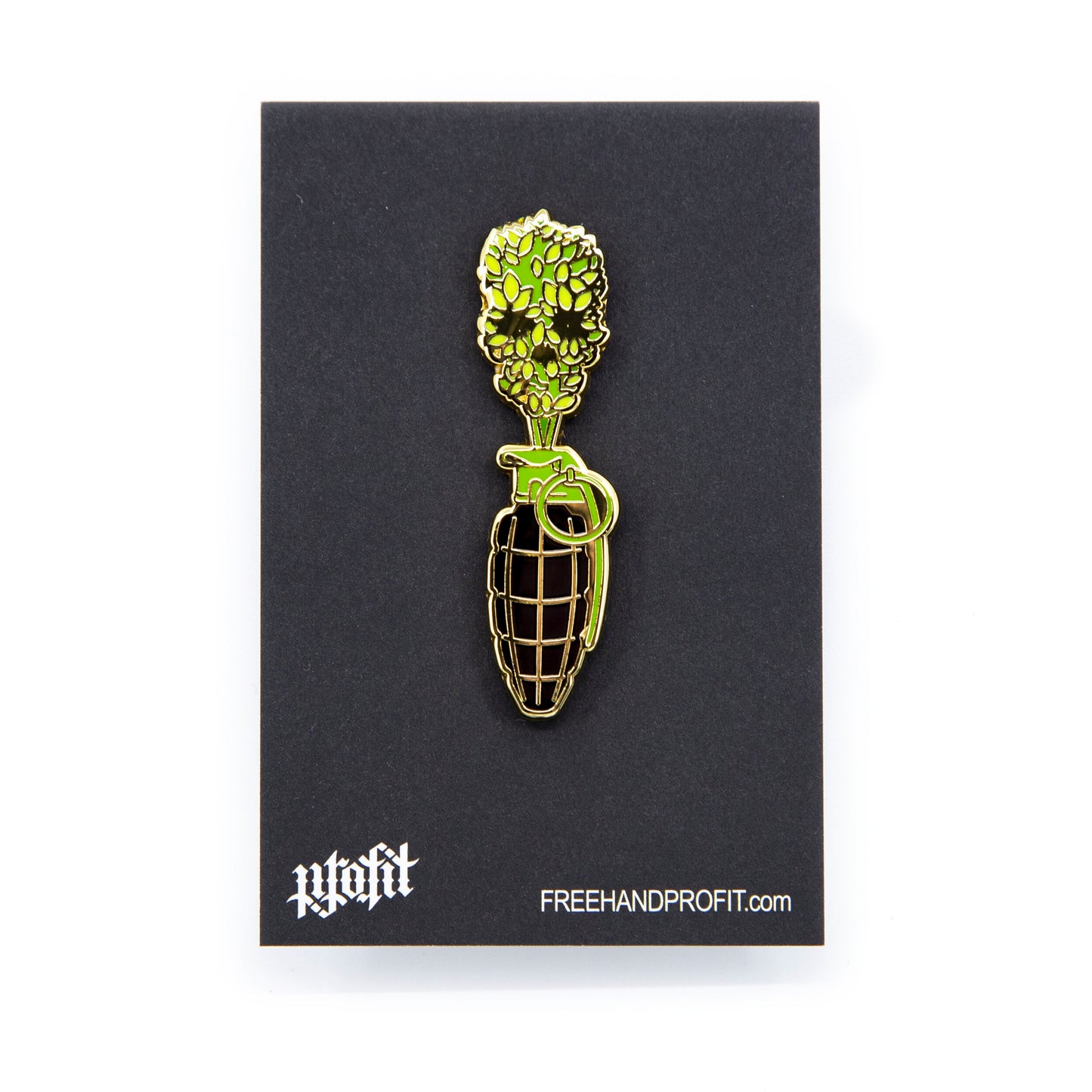 Carrot Grenade Enamel Pin