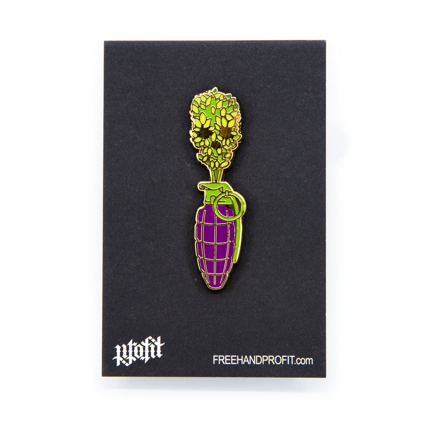 Carrot Grenade Enamel Pin
