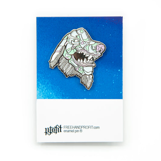 Falkor Sneaker Mask Enamel Pin