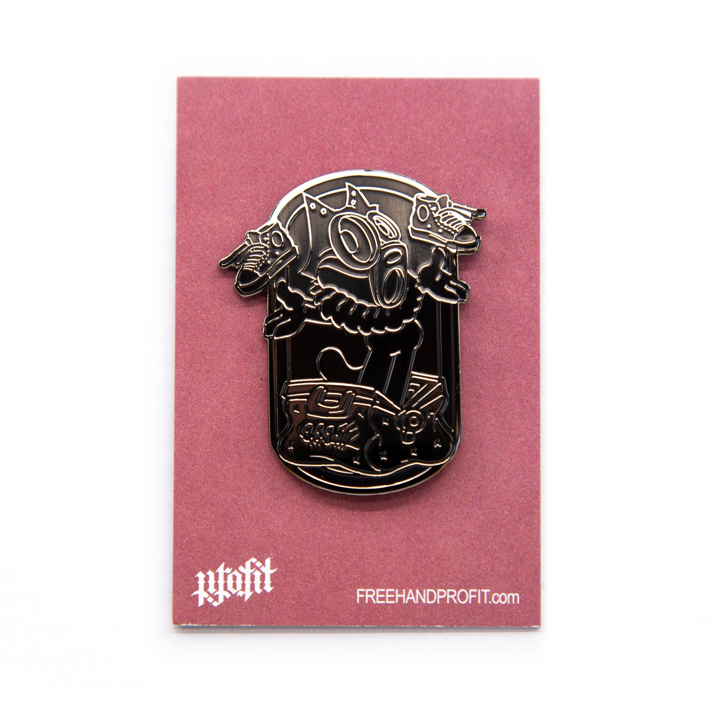 F3L1X & His Bag Enamel Pin