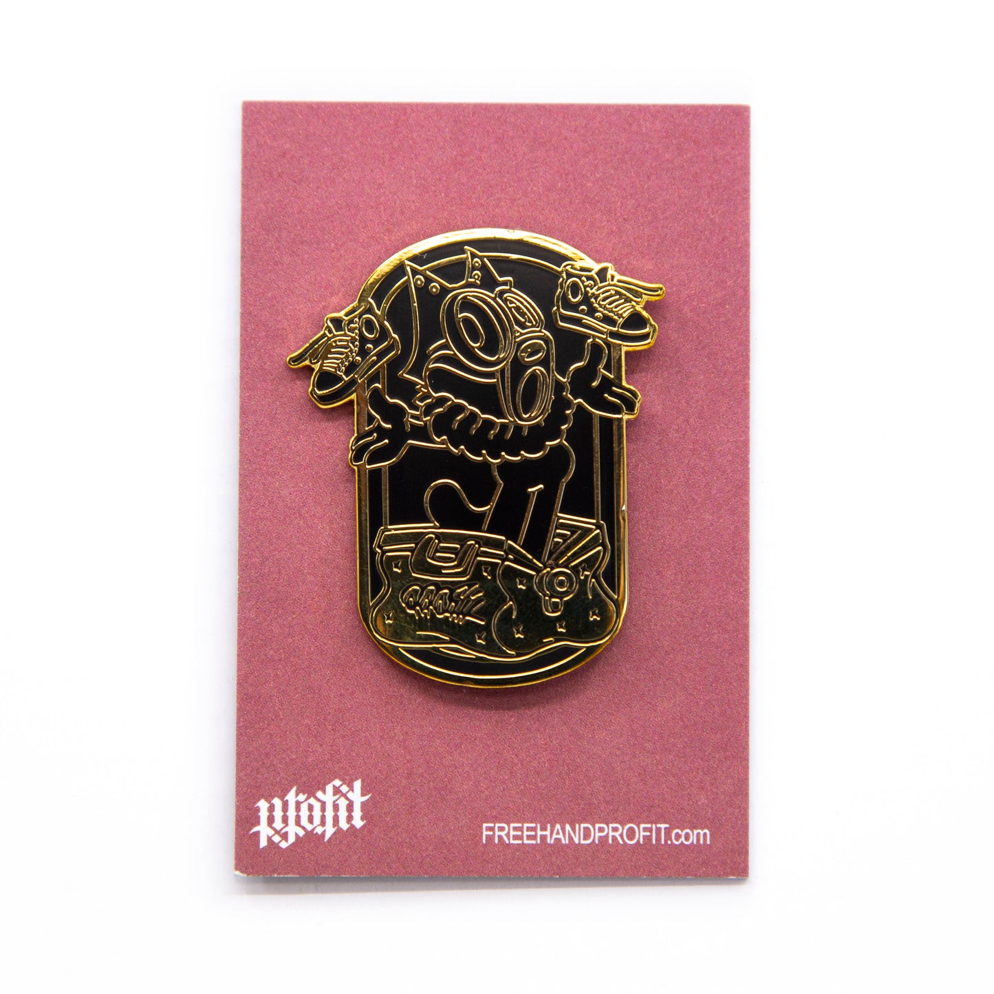F3L1X & His Bag Enamel Pin