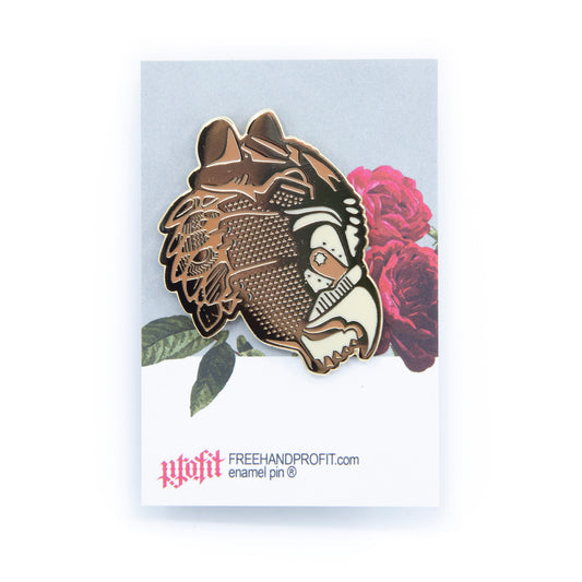 Yeezy Horus Mask Enamel Pin