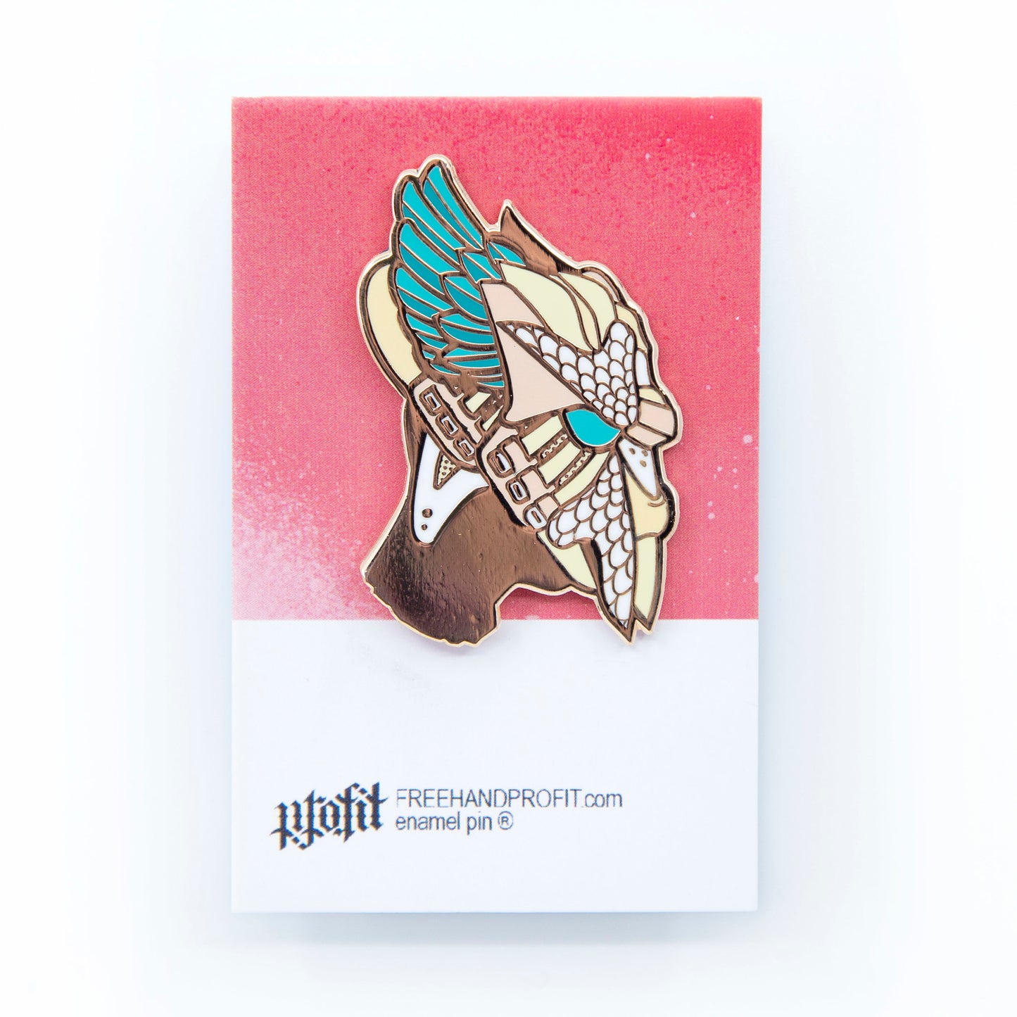 Quetzalcoatl Sneaker Mask Enamel Pin