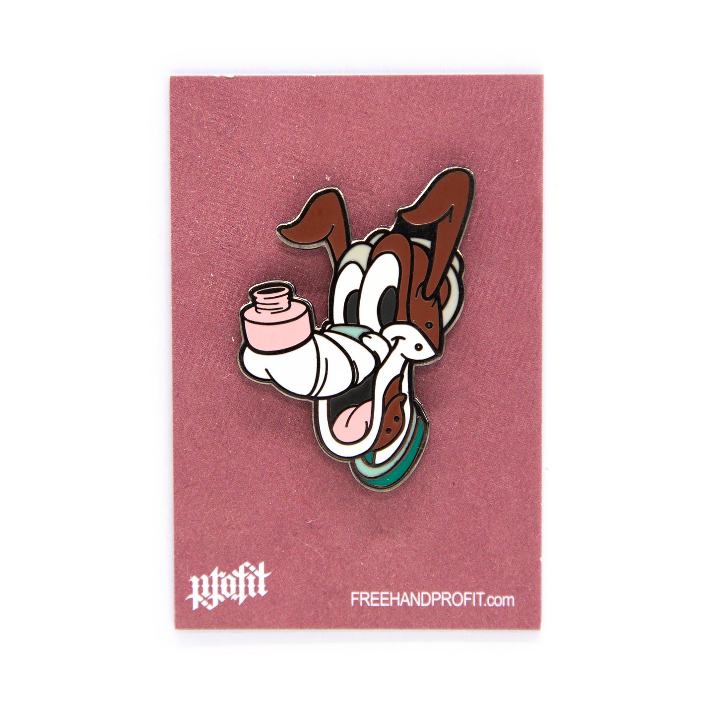 Savage Best Friend Enamel Pin