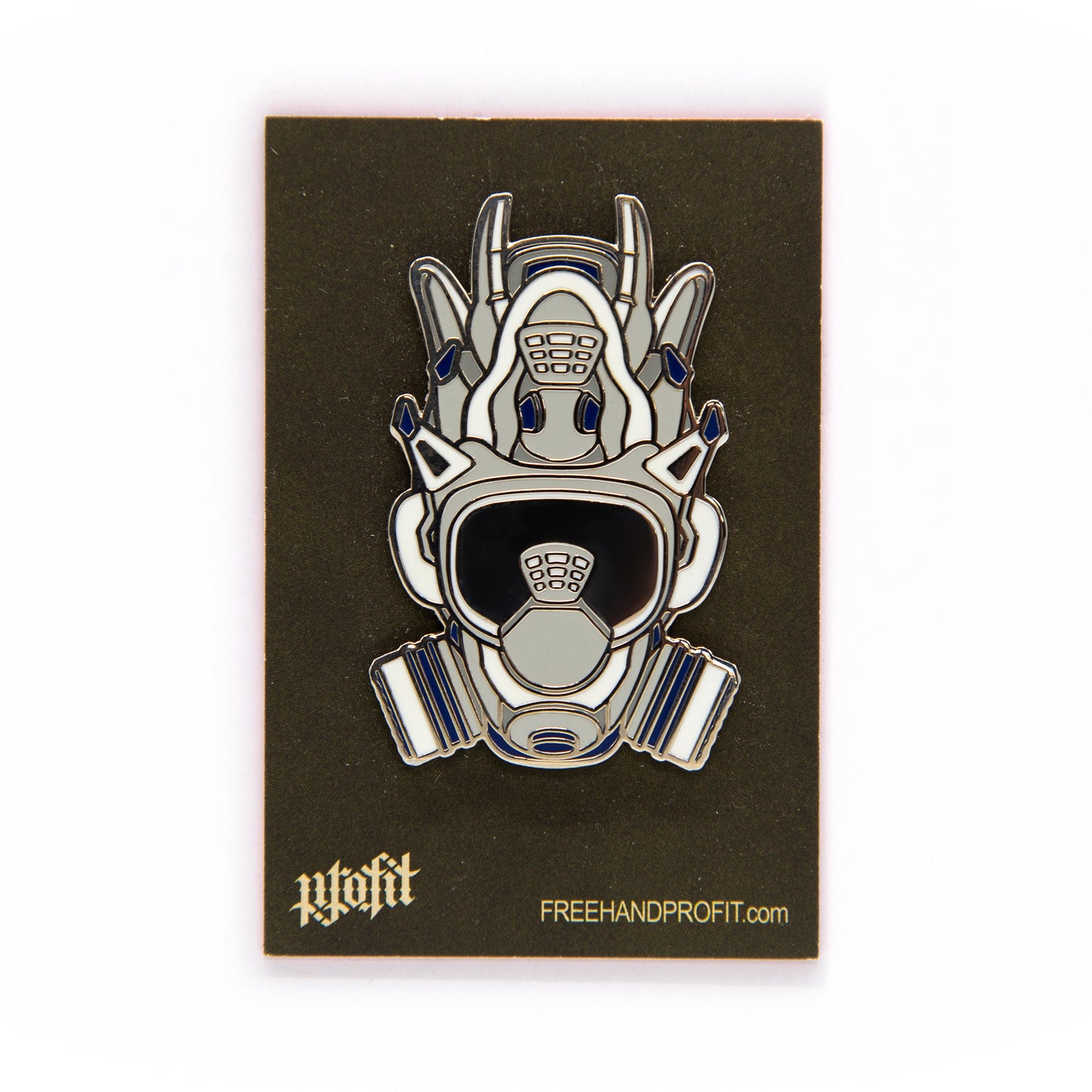 Thunder IV Sneaker Gas Mask Enamel Pin