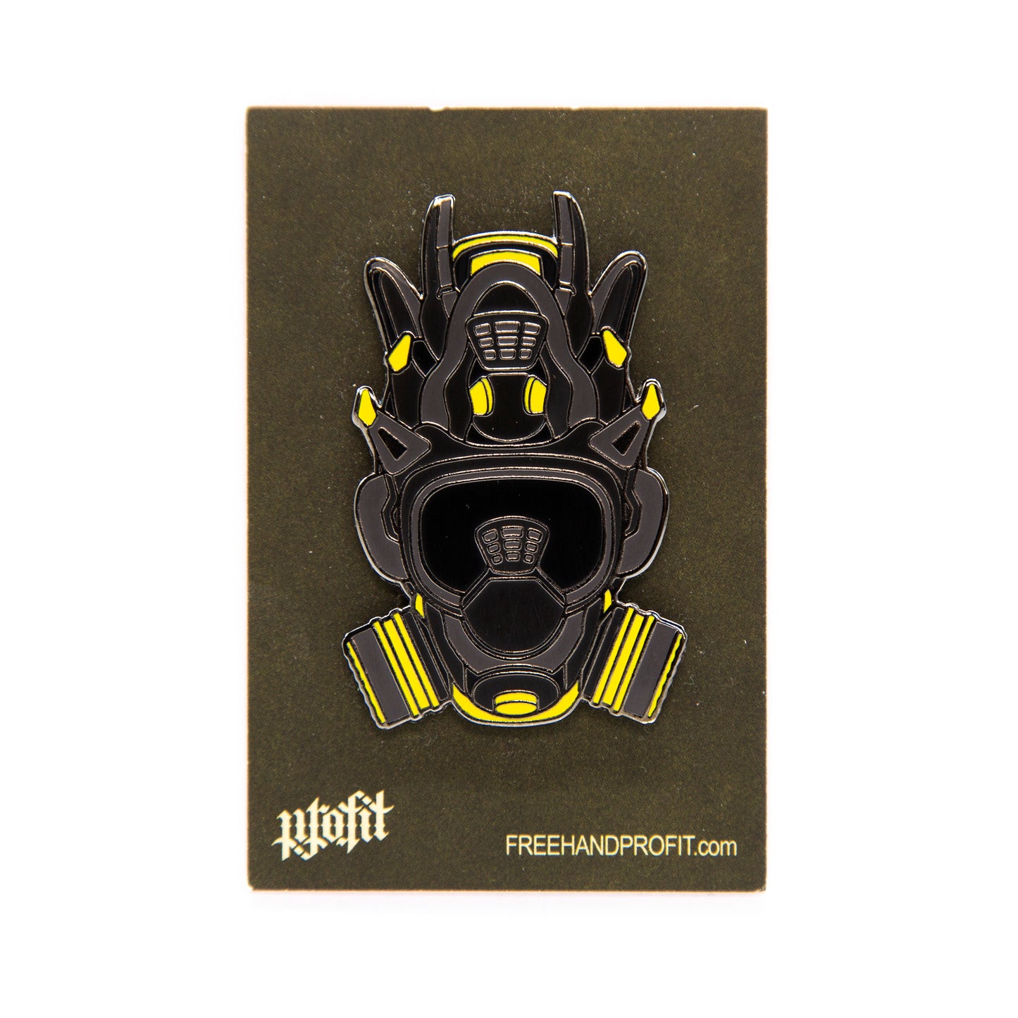 Thunder IV Sneaker Gas Mask Enamel Pin