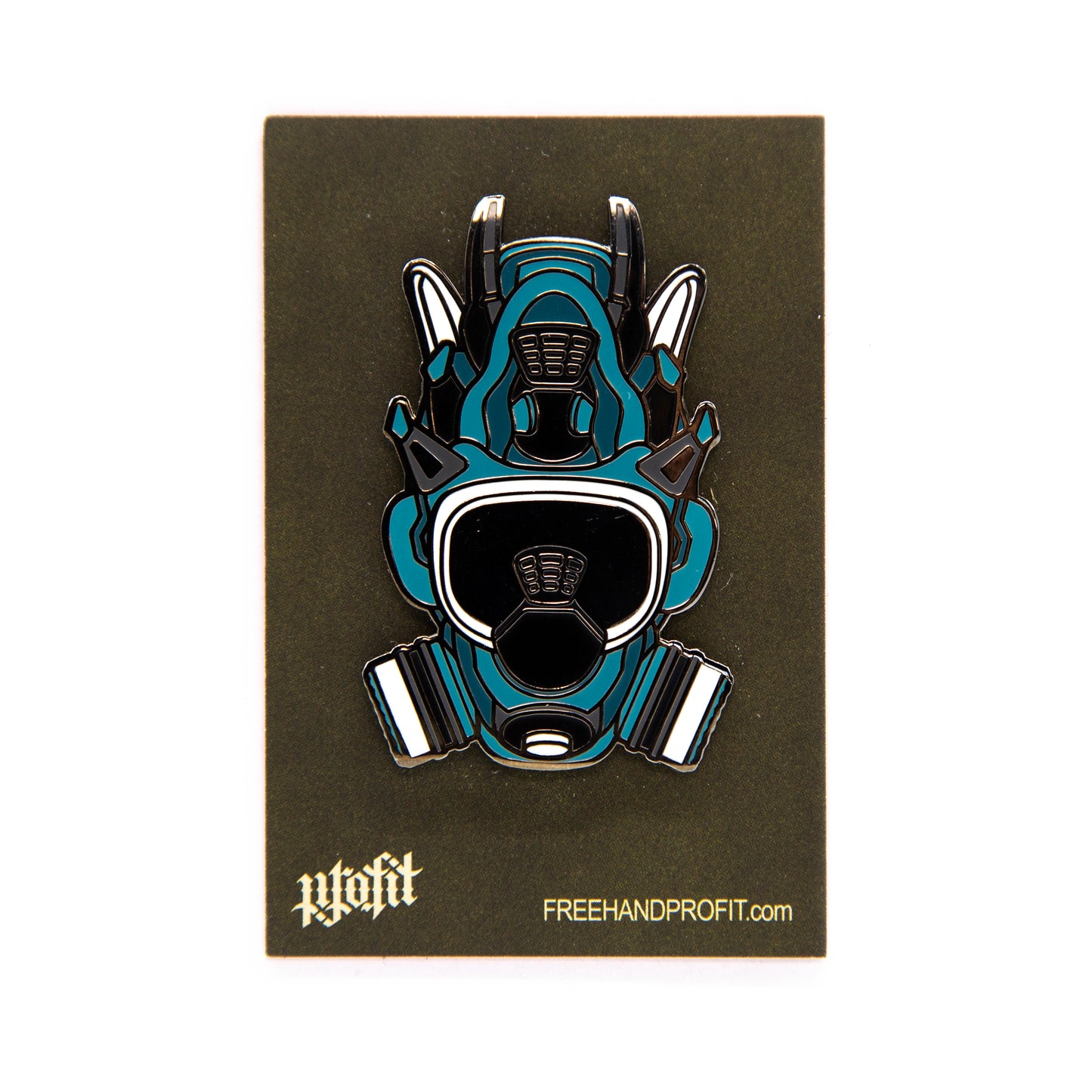 Thunder IV Sneaker Gas Mask Enamel Pin