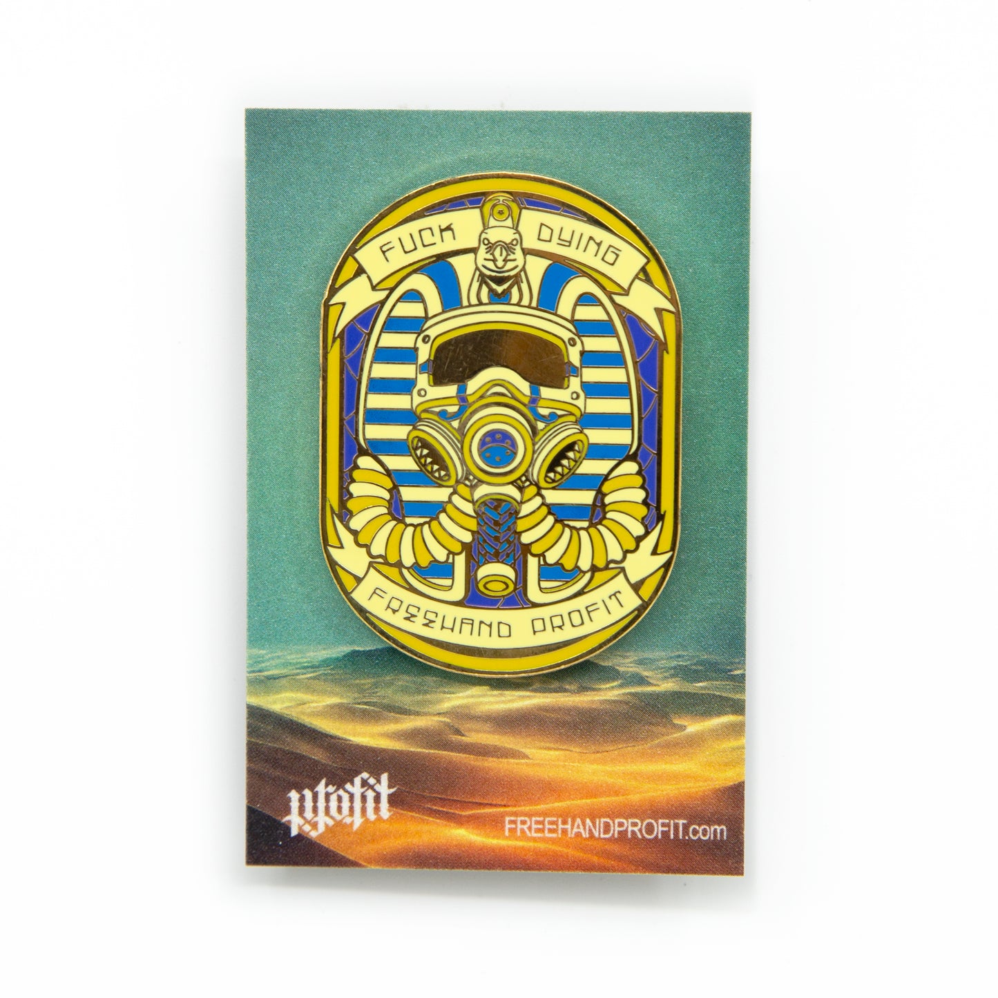 Tutbebombin G.A.S. Mask Enamel Pin