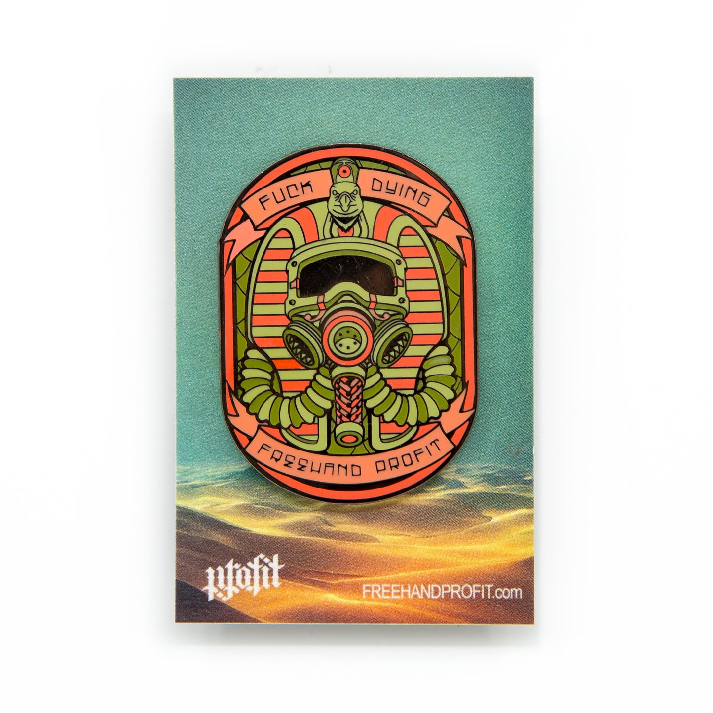 Tutbebombin G.A.S. Mask Enamel Pin