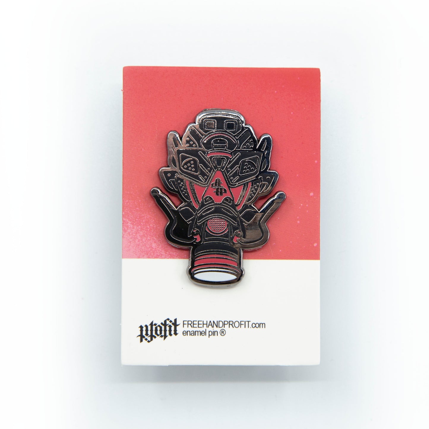 C&C Jordan 6 Gas Mask Enamel Pin