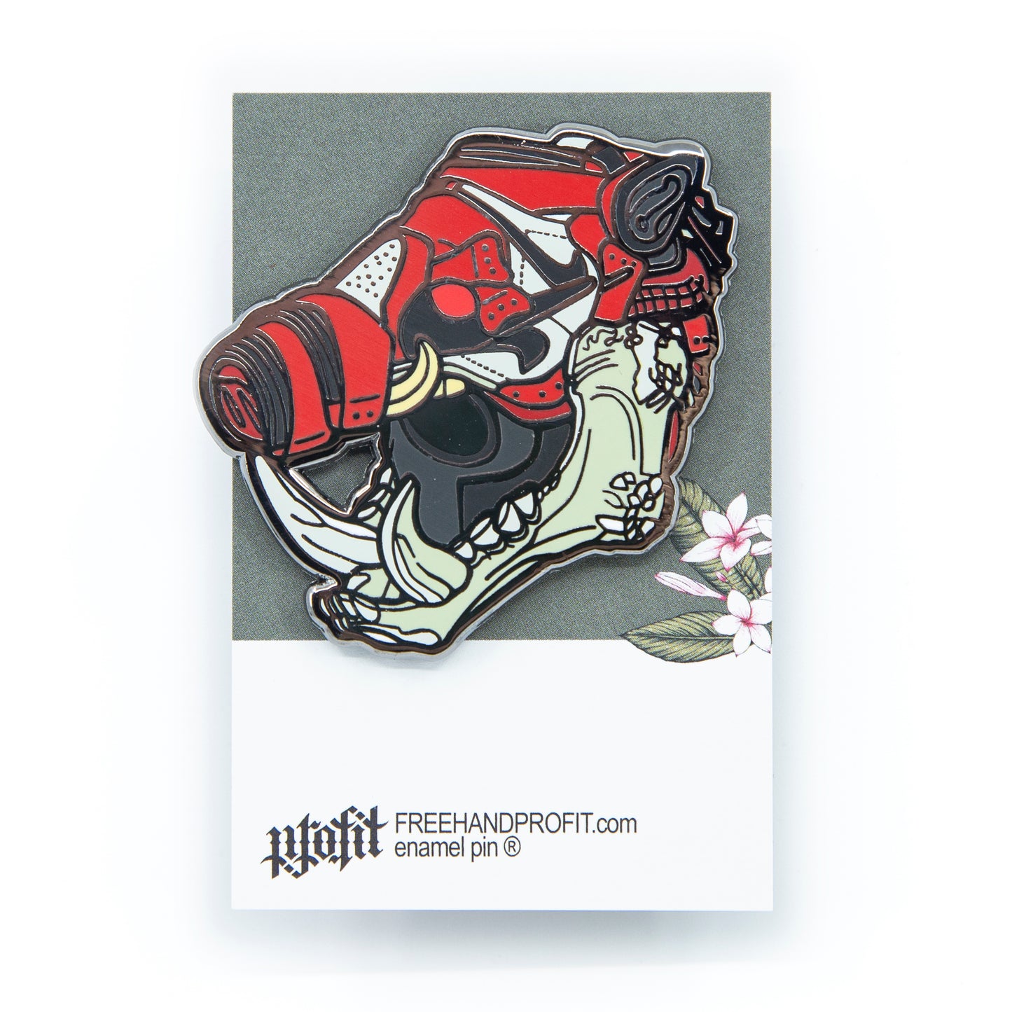 Travis 1 Boar Mask Enamel Pin