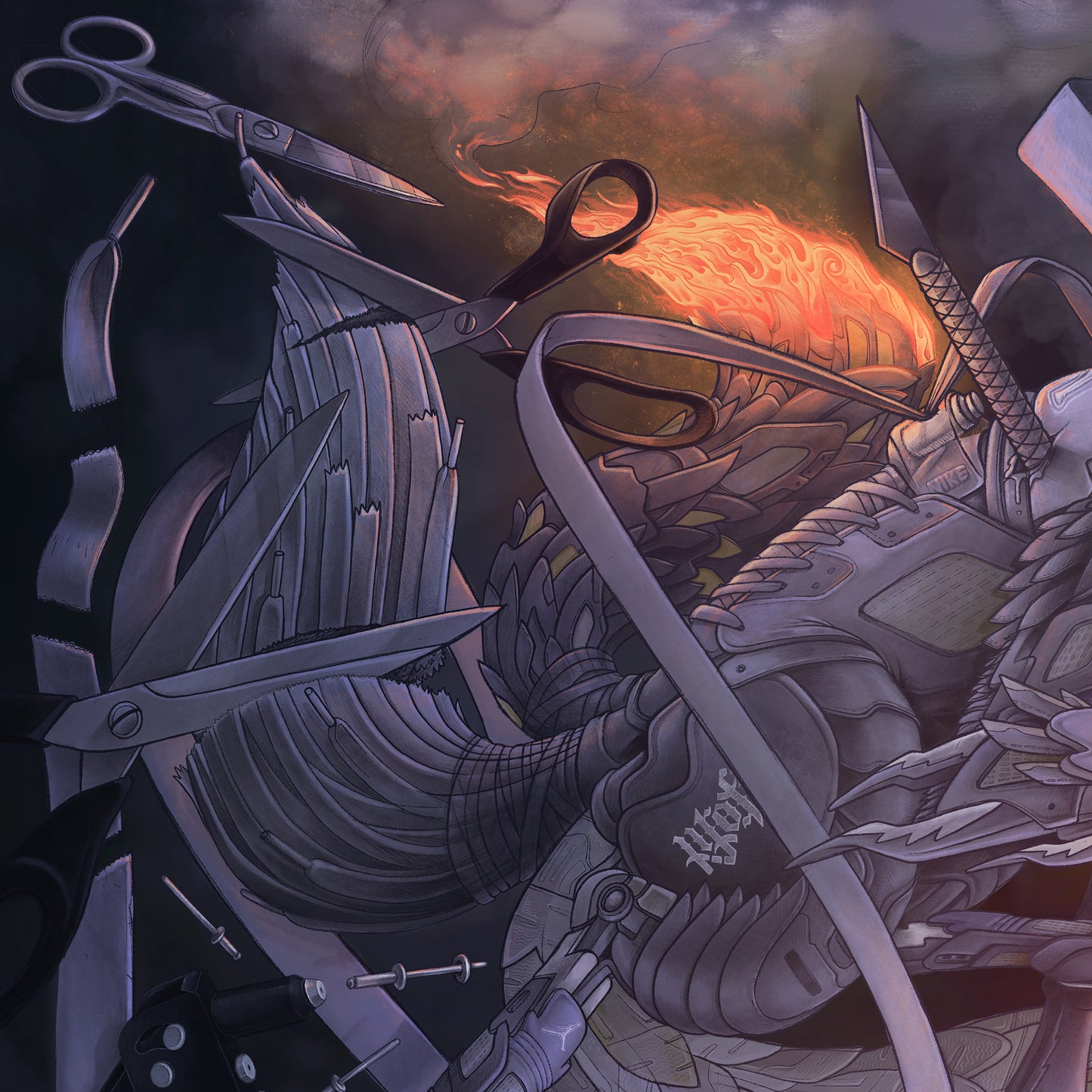 'Grey Matters' 12"x18" Giclée Print