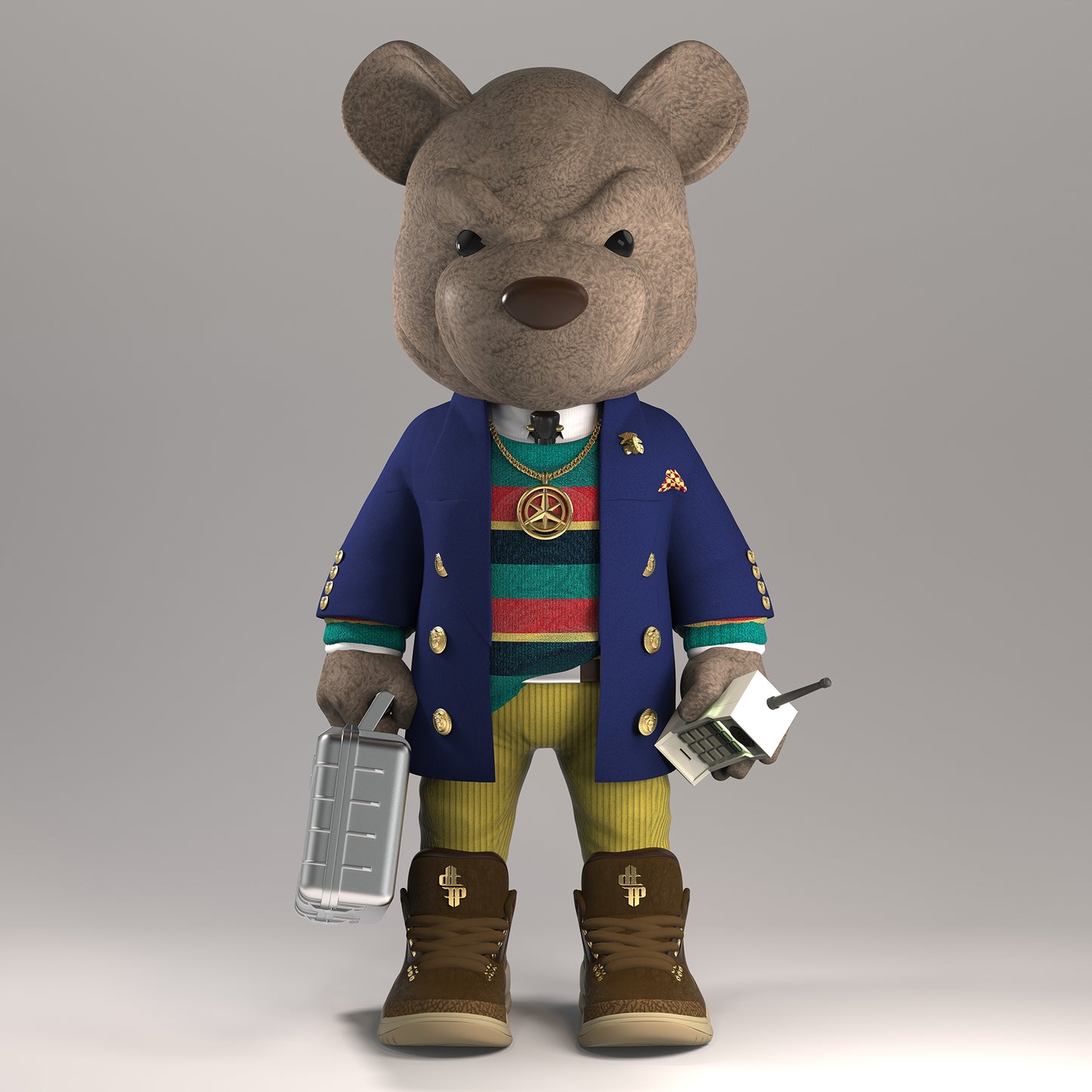 Bear With Me Enamel Pin