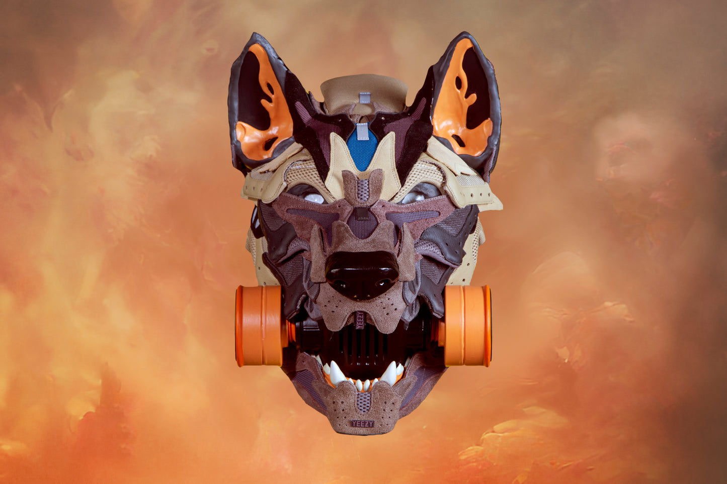 German Shepherd Mask Enamel Pin