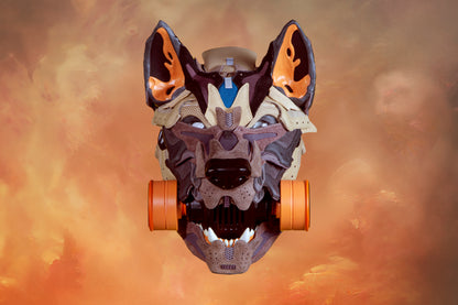 German Shepherd Mask Enamel Pin