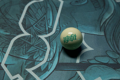 Profit Ambigram Cue Ball
