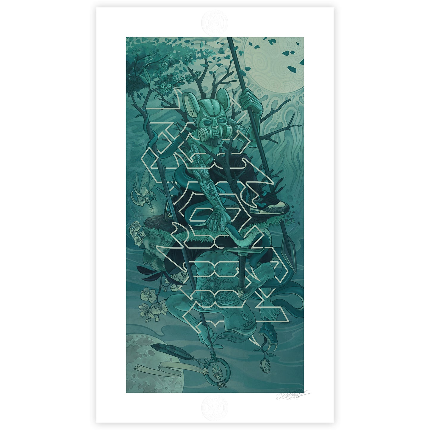 'Balance of Duality' 12"x24" Giclée Print