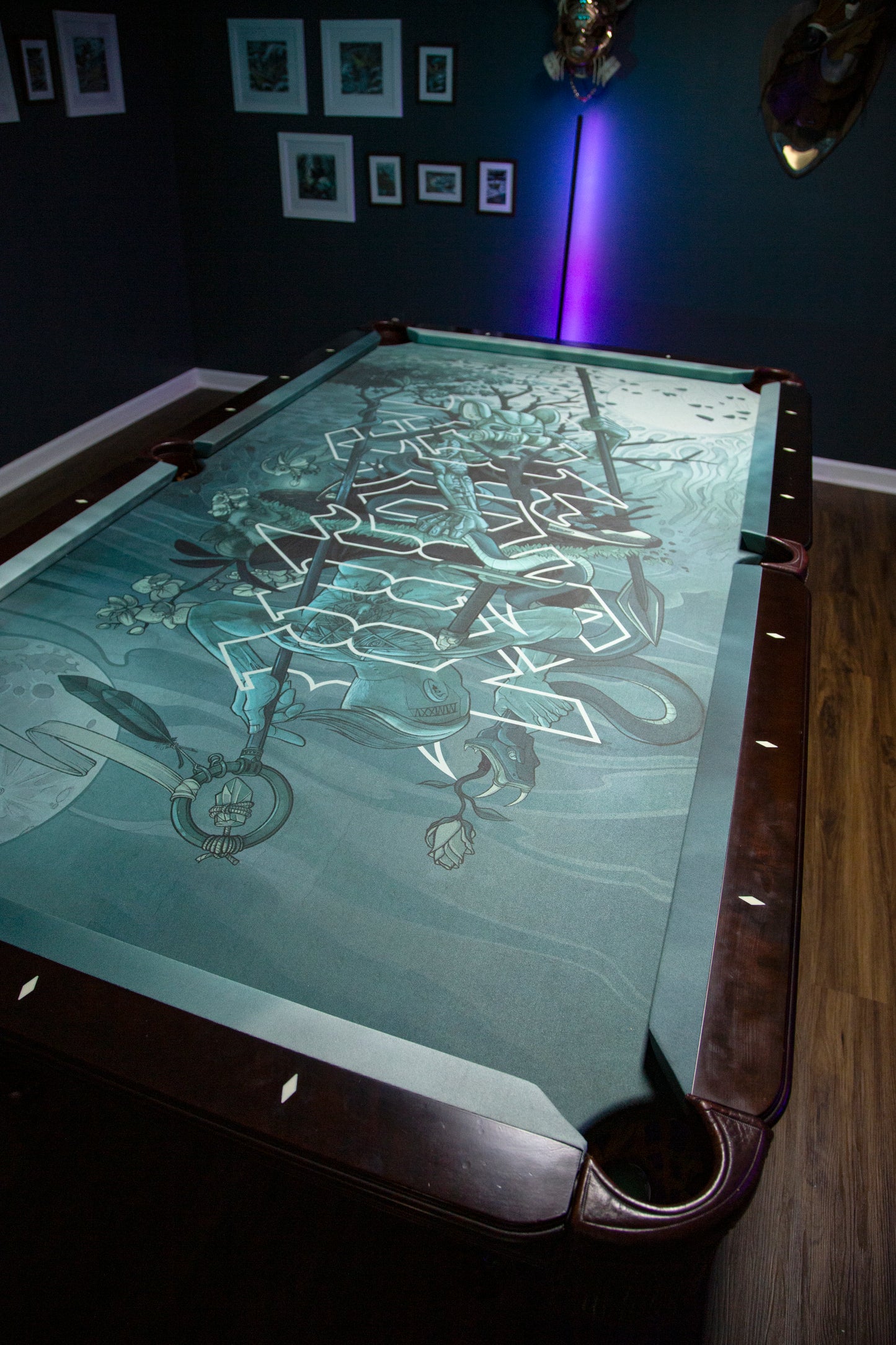 'Balance of Duality' Pool Table Felt