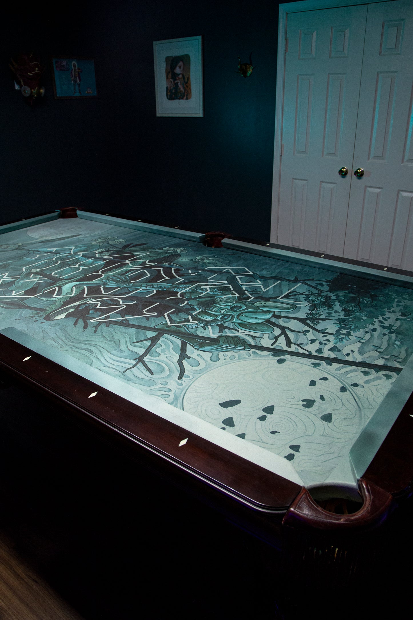 'Balance of Duality' Pool Table Felt