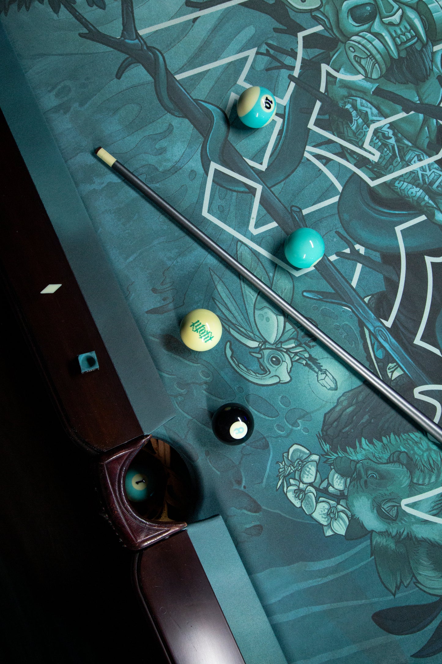 'Balance of Duality' Pool Table Felt