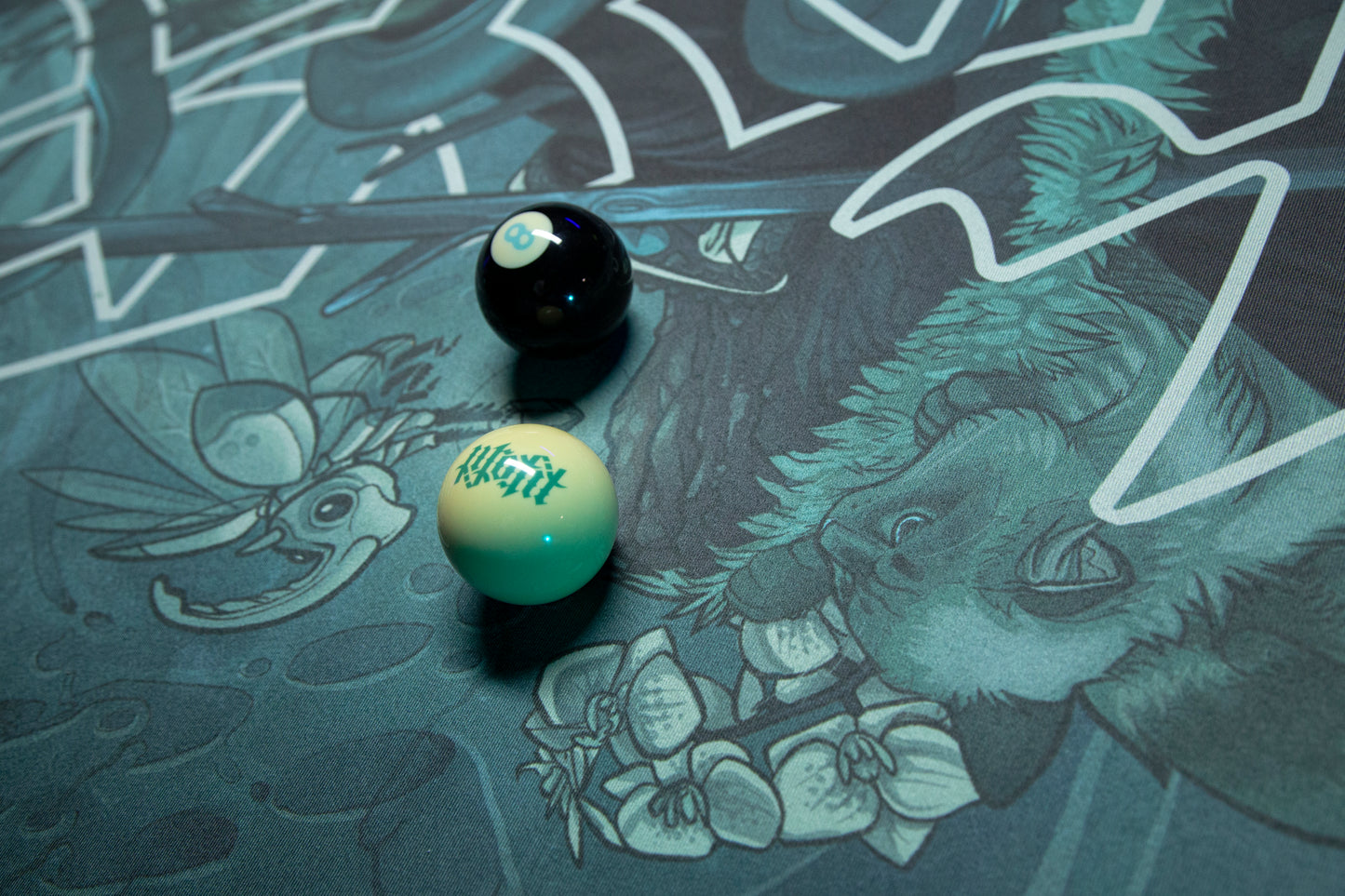 'Balance of Duality' Pool Table Felt