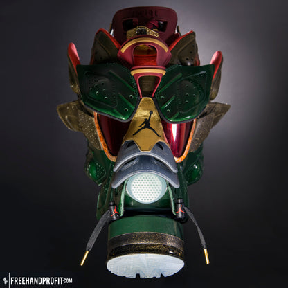 C&C Jordan 6 Gas Mask Enamel Pin